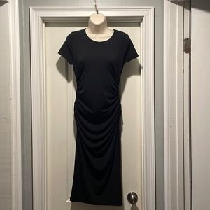 INC black midi dress